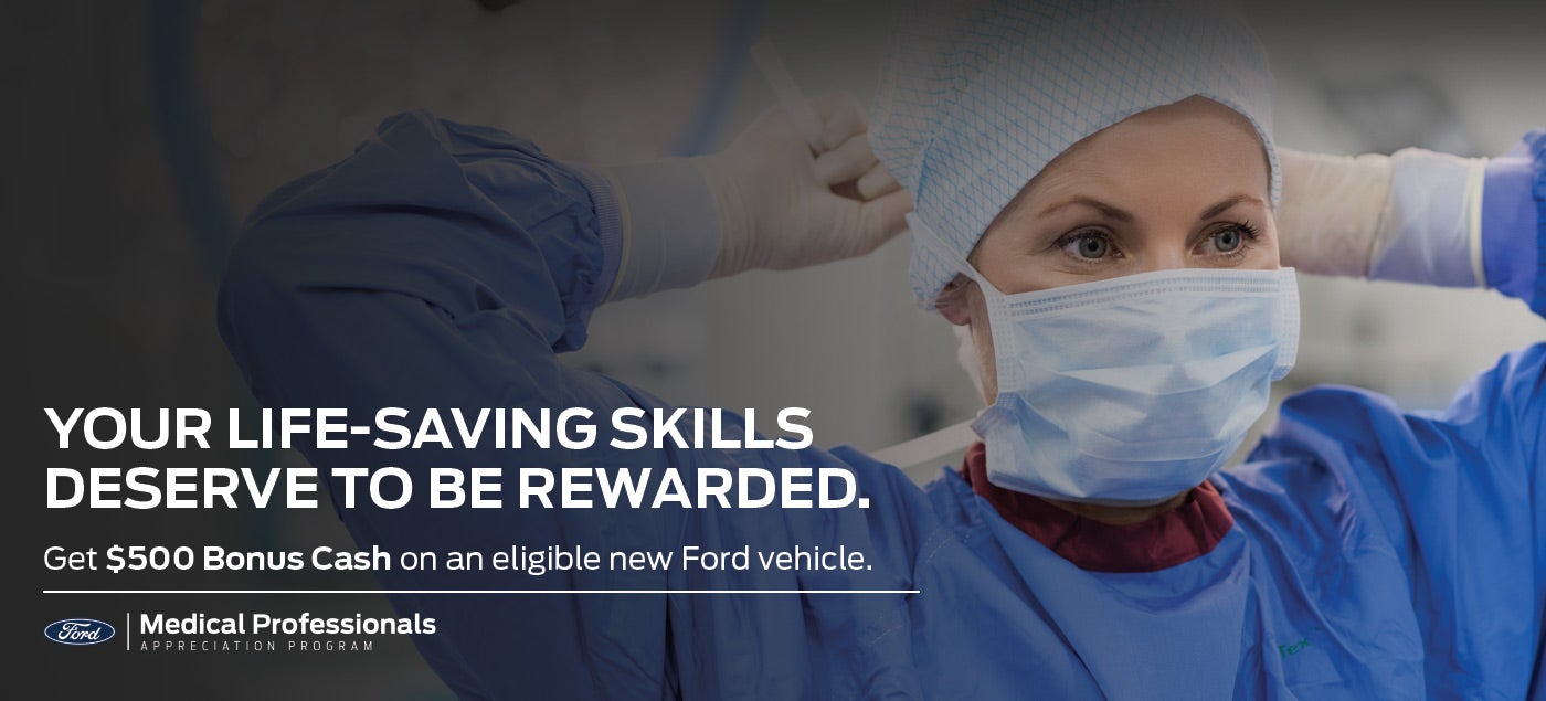 Medical Professional Incentive | Jerry's Leesburg Ford in Leesburg VA