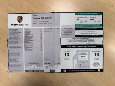 2009 Porsche Cayenne GTS