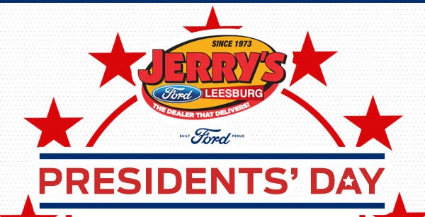 President's Day Celebration All Month!